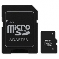 Micro SDHC karta s adaptérom - 8 GB alebo 16 GB Micro SDHC karta s adaptérom - 8 GB alebo 16 GB
