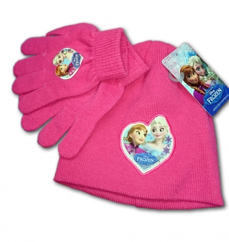 Detská čapica a rukavice Ľadové kráľovstvo