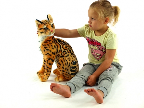 Plyšová mačka Micka ocelot