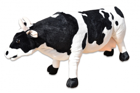 Plyšová stojaca krava dĺžka 84cm 