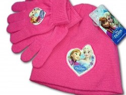 Detská čapica a rukavice Ľadové kráľovstvo