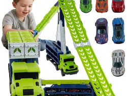 Nákladné auto – šmýkačka so 6 autíčkami