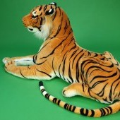 Tiger ležiaci 170cm oranžový