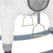 Hojdací koník - jednorožec so zvukmi - 65 cm Kruzzel