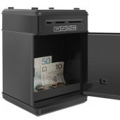 Pokladnička- sejf / elektronický bankomat