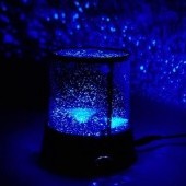 Nočná lampička - projektor s motívom hviezd