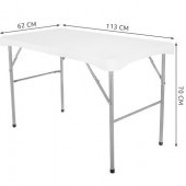 Skladací stôl + 2 x lavica