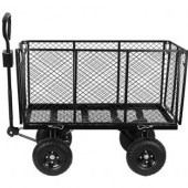 Veľký záhradný vozík s výklopnými bokmi nosnosť 350 Kg