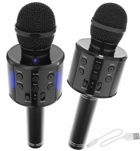Karaoke mikrofón s reproduktorom
