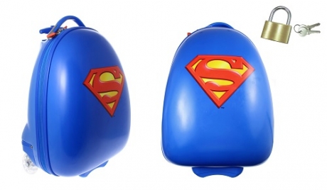 Detský kufor na kolieskach Superman